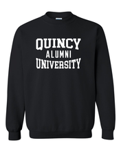 Load image into Gallery viewer, Quincy University Alumni Crewneck Sweatshirt - Black