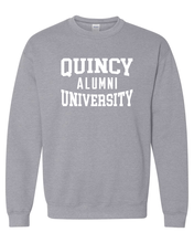 Load image into Gallery viewer, Quincy University Alumni Crewneck Sweatshirt - Sport Grey