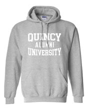 Load image into Gallery viewer, Quincy University Alumni Hooded Sweatshirt - Sport Grey