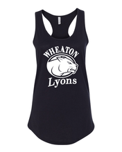 Load image into Gallery viewer, Wheaton College Lyons Ladies Tank Top - Black