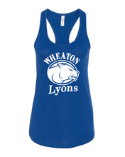 Load image into Gallery viewer, Wheaton College Lyons Ladies Tank Top - Royal