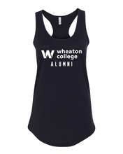Load image into Gallery viewer, Wheaton College Alumni Ladies Tank Top - Black