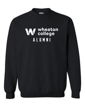 Load image into Gallery viewer, Wheaton College Alumni Crewneck Sweatshirt - Black