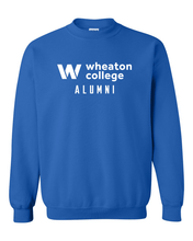 Load image into Gallery viewer, Wheaton College Alumni Crewneck Sweatshirt - Royal