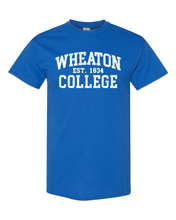 Load image into Gallery viewer, Vintage Wheaton College T-Shirt - Royal