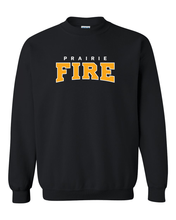 Load image into Gallery viewer, Prairie Fire Knox College Crewneck Sweatshirt - Black