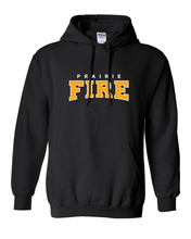 Load image into Gallery viewer, Prairie Fire Knox College Hooded Sweatshirt - Black