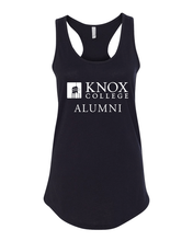 Load image into Gallery viewer, Knox College Alumni Ladies Tank Top - Black