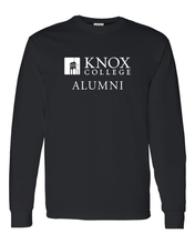 Load image into Gallery viewer, Knox College Alumni Long Sleeve T-Shirt - Black