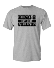 Load image into Gallery viewer, King's College est 1946 T-Shirt - Sport Grey