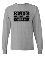 Load image into Gallery viewer, King's College est 1946 Long Sleeve T-Shirt - Sport Grey
