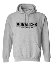 Load image into Gallery viewer, King's College Monarchs Hooded Sweatshirt - Sport Grey