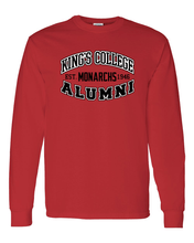 Load image into Gallery viewer, King's College Monarchs Alumni Long Sleeve T-Shirt - Red