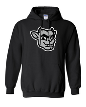 Load image into Gallery viewer, Bradley University Kaboom Full Color Hooded Sweatshirt - Black