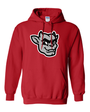 Load image into Gallery viewer, Bradley University Kaboom Full Color Hooded Sweatshirt - Red