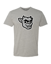 Load image into Gallery viewer, Bradley University Kaboom Full Color Soft Exclusive T-Shirt - Dark Heather Gray