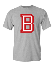 Load image into Gallery viewer, Bradley University B T-Shirt - Sport Grey