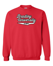 Load image into Gallery viewer, Bradley University Vintage Alumni Crewneck Sweatshirt - Red
