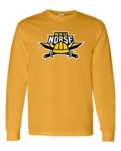 Load image into Gallery viewer, Northern Kentucky NKU Norse Long Sleeve T-Shirt - Gold