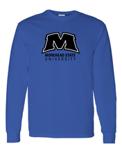 Load image into Gallery viewer, Morehead State University M Long Sleeve T-Shirt - Royal
