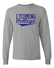 Load image into Gallery viewer, Lycoming College Long Sleeve T-Shirt - Sport Grey