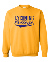 Load image into Gallery viewer, Lycoming College Crewneck Sweatshirt - Gold