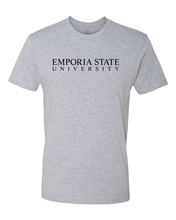 Load image into Gallery viewer, Emporia State University Soft Exclusive T-Shirt - Heather Gray