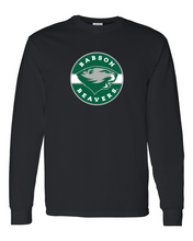 Load image into Gallery viewer, Babson Beavers Circle Logo Long Sleeve T-Shirt - Black