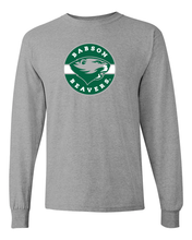 Load image into Gallery viewer, Babson Beavers Circle Logo Long Sleeve T-Shirt - Sport Grey