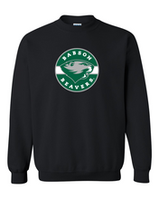 Load image into Gallery viewer, Babson Beavers Circle Logo Crewneck Sweatshirt - Black