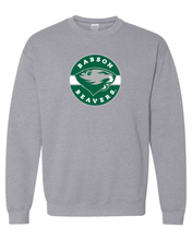 Load image into Gallery viewer, Babson Beavers Circle Logo Crewneck Sweatshirt - Sport Grey