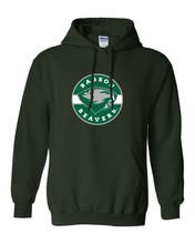 Load image into Gallery viewer, Babson Beavers Circle Logo Hooded Sweatshirt - Forest Green