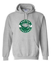 Load image into Gallery viewer, Babson Beavers Circle Logo Hooded Sweatshirt - Sport Grey