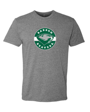 Load image into Gallery viewer, Babson Beavers Circle Logo Exclusive Soft T-Shirt - Dark Heather Gray