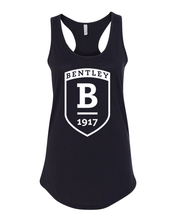 Load image into Gallery viewer, Bentley University Shield Ladies Tank Top - Black