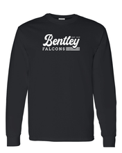 Load image into Gallery viewer, Vintage Bentley University Long Sleeve T-Shirt - Black