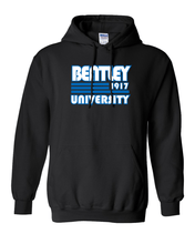 Load image into Gallery viewer, Retro Bentley University Hooded Sweatshirt - Black