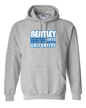 Load image into Gallery viewer, Retro Bentley University Hooded Sweatshirt - Sport Grey