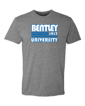 Load image into Gallery viewer, Retro Bentley University Exclusive Soft T-Shirt - Dark Heather Gray