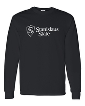 Load image into Gallery viewer, Stanislaus State Long Sleeve T-Shirt - Black