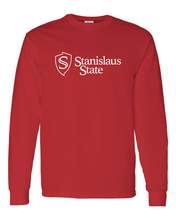 Load image into Gallery viewer, Stanislaus State Long Sleeve T-Shirt - Red