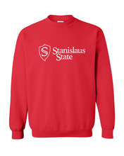 Load image into Gallery viewer, Stanislaus State Crewneck Sweatshirt - Red