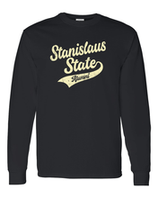 Load image into Gallery viewer, Stanislaus State Alumni Long Sleeve T-Shirt - Black