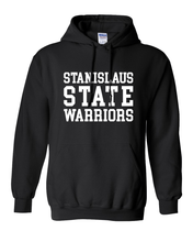 Load image into Gallery viewer, Stanislaus State Block Hooded Sweatshirt - Black