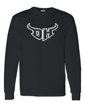 Load image into Gallery viewer, Cal State Dominguez Hills DH Long Sleeve T-Shirt - Black