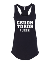 Load image into Gallery viewer, Vintage Dominguez Hills Alumni Ladies Tank Top - Black
