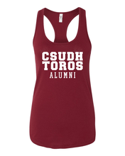 Load image into Gallery viewer, Vintage Dominguez Hills Alumni Ladies Tank Top - Cardinal