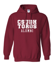 Load image into Gallery viewer, Vintage Dominguez Hills Alumni Hooded Sweatshirt - Cardinal Red