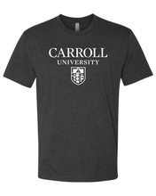 Load image into Gallery viewer, Carroll University Stacked Exclusive Soft T-Shirt - Charcoal