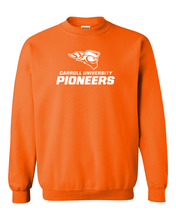 Load image into Gallery viewer, Carroll University Pioneers Crewneck Sweatshirt - Orange